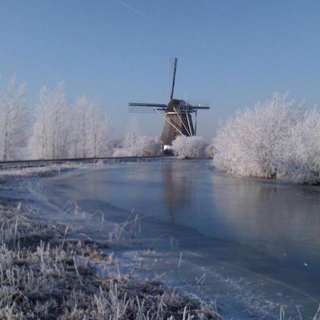 Mondriaanmolen, A Real Windmill Close To Amsterdam *